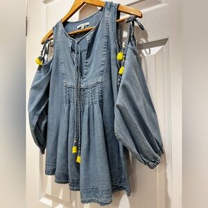 Rebecca Minkhoff denim top
